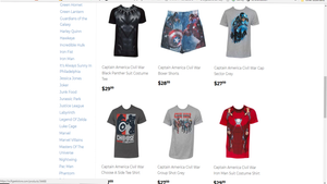 Avengers Clothing Line