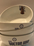 Doctor Who 6.5-Inch Ceramic Bowls, 4-Piece Set
