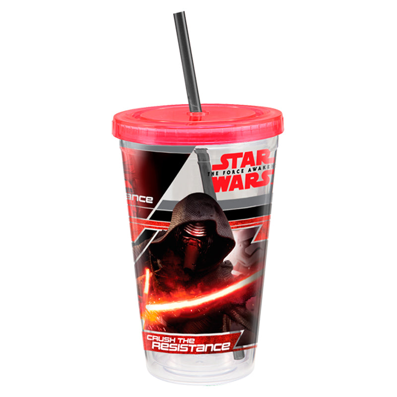 Star Wars Rey & Kylo Acrylic Travel Cup 18 oz. – Scifi Geek Store