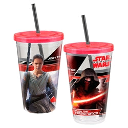 Star Wars Rey & Kylo Acrylic Travel Cup 18 oz.